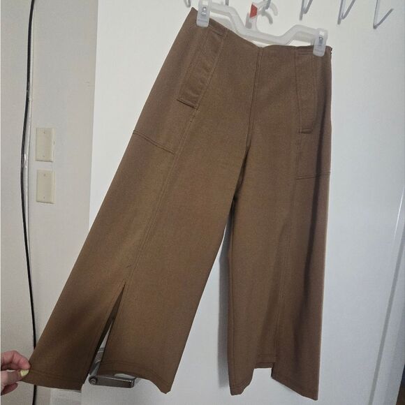 Sympli The Beat Crop Wide Leg Split Pants - Picture 4 of 13